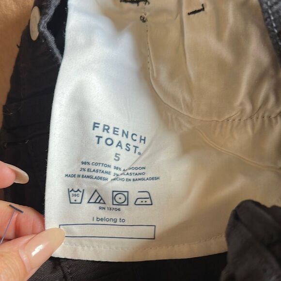 French Toast Black Jeans Structured Straight Leg - Picture 5 of 6